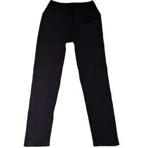 NUX High Waisted Seamed Athletic Leggings Women's Size Medium Black